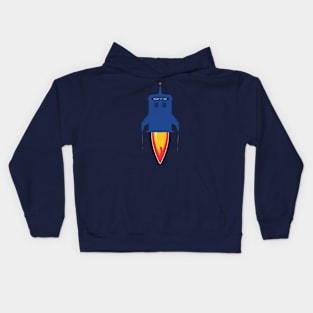 Retro Rocket Kids Hoodie